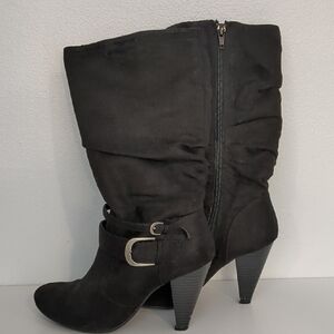 Black Women's Heeled Boots